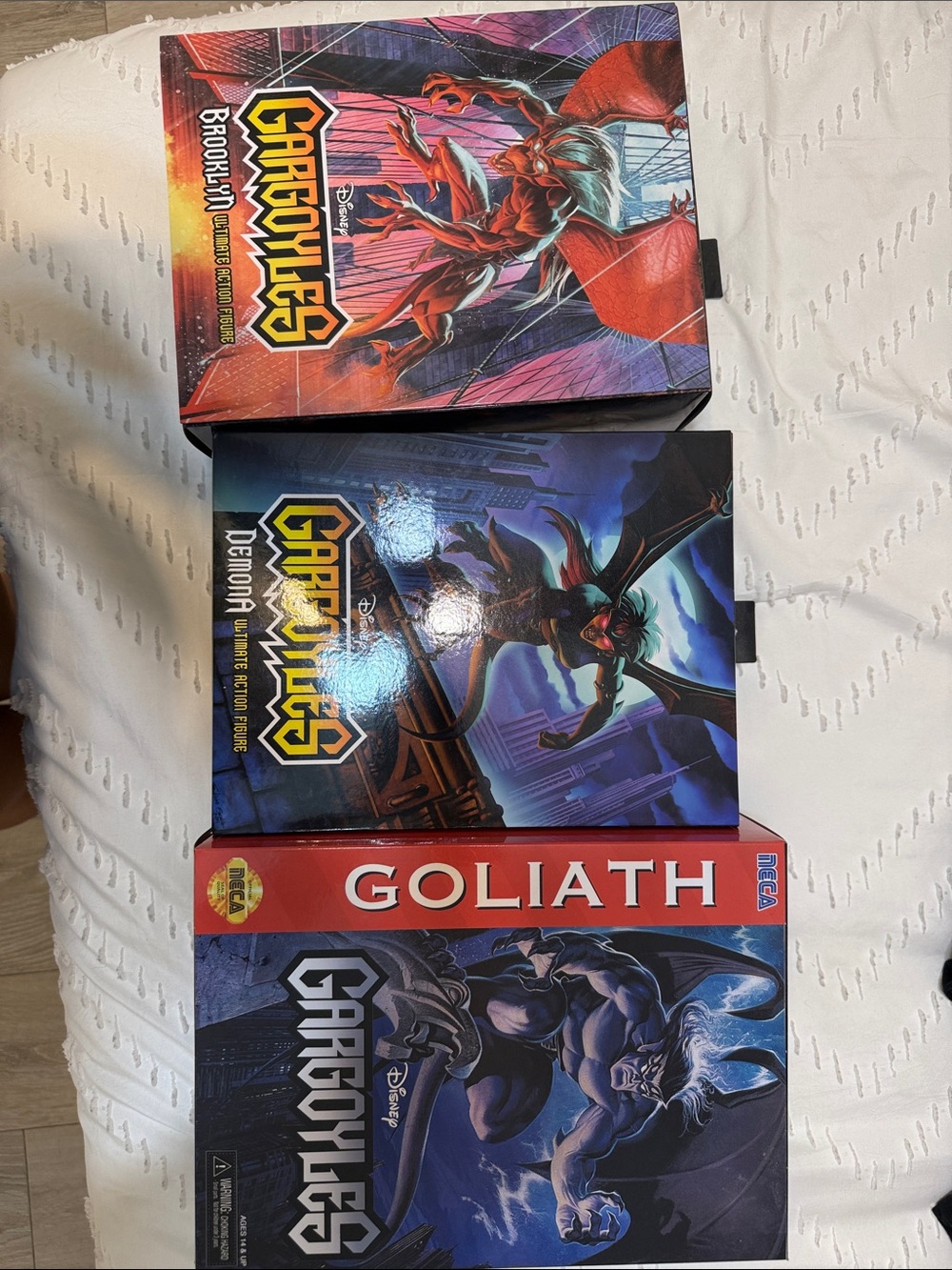Disney Gargoyles Collector Set with Goliath, Brooklyn Demona
